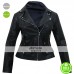 Unforgettable Poppy Montgomery Black Biker Jacket